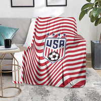 Soccer 2026 USA Blanket Wave Flag Stylized