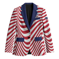 Custom Soccer 2026 USA Blazer Wave Flag Stylized