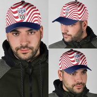 Soccer 2026 USA Classic Cap Wave Flag Stylized