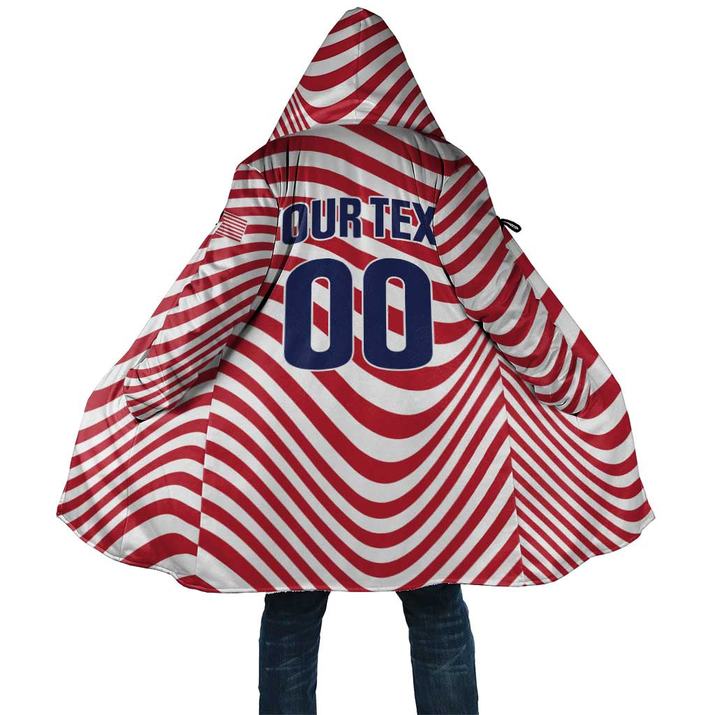 Custom Soccer 2026 USA Cloak Wave Flag Stylized