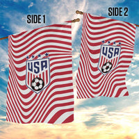 Soccer 2026 USA Garden Flag Wave Flag Stylized