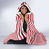 Soccer 2026 USA Hooded Blanket Wave Flag Stylized