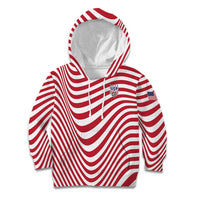 Custom Soccer 2026 USA Kid Hoodie Wave Flag Stylized