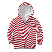 Custom Soccer 2026 USA Kid Hoodie Wave Flag Stylized