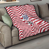 Soccer 2026 USA Quilt Wave Flag Stylized