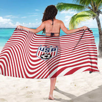 Soccer 2026 USA Sarong Wave Flag Stylized