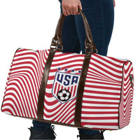 Soccer 2026 USA Travel Bag Wave Flag Stylized