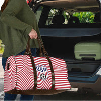 Soccer 2026 USA Travel Bag Wave Flag Stylized