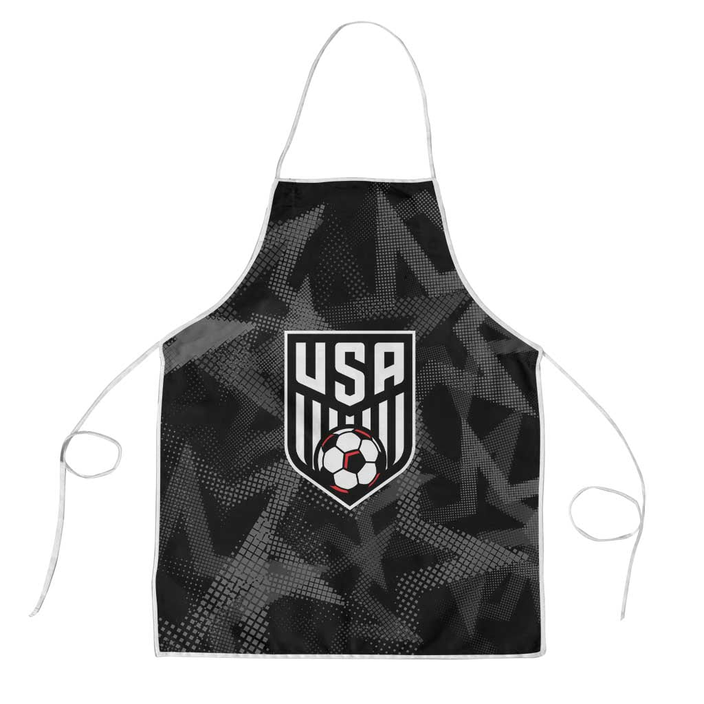 Soccer 2026 USA Apron Black Stars Version