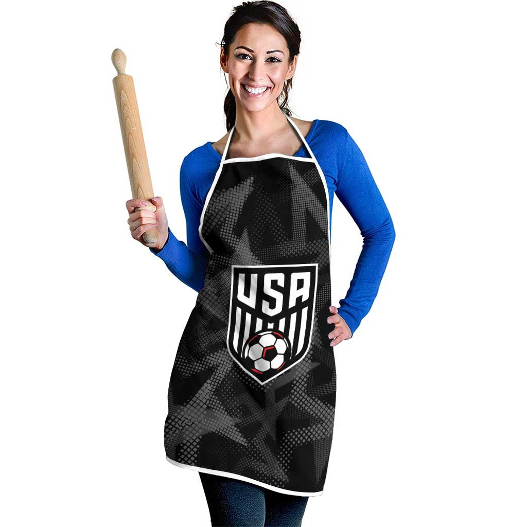 Soccer 2026 USA Apron Black Stars Version