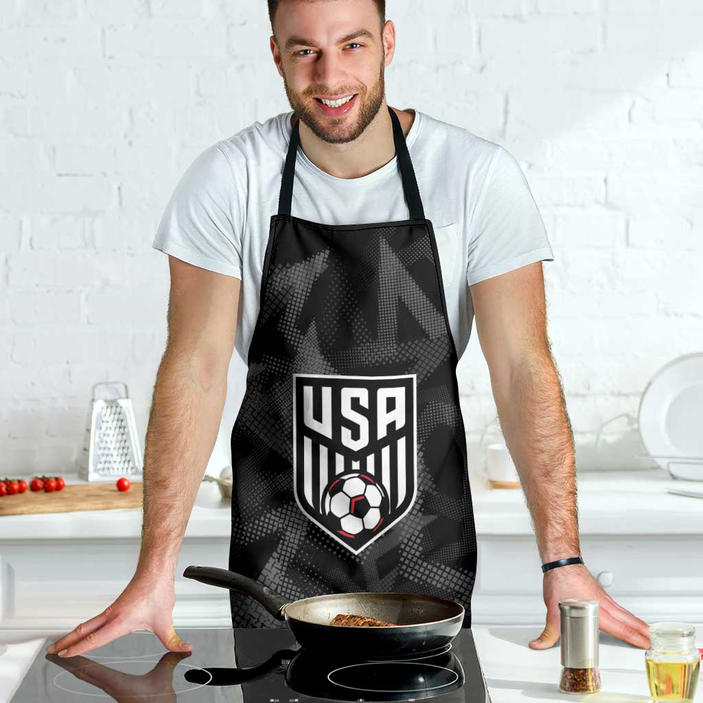 Soccer 2026 USA Apron Black Stars Version