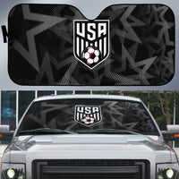 Soccer 2026 USA Auto Sun Shade Black Stars Version