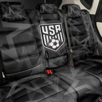 Soccer 2026 USA Back Car Seat Cover Black Stars Version