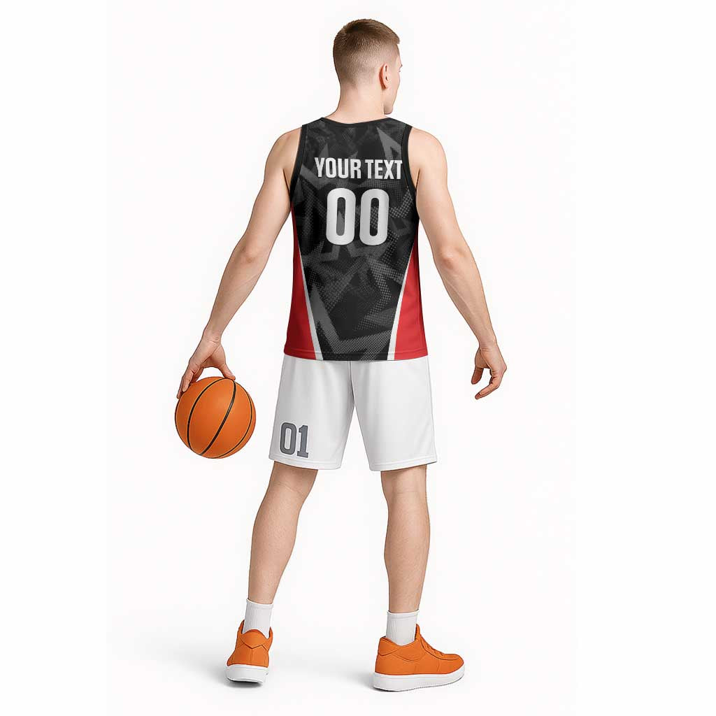 Custom Soccer 2026 USA Basketball Jersey Black Stars Version