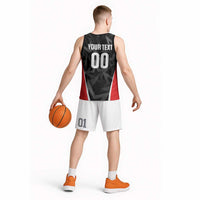 Custom Soccer 2026 USA Basketball Jersey Black Stars Version