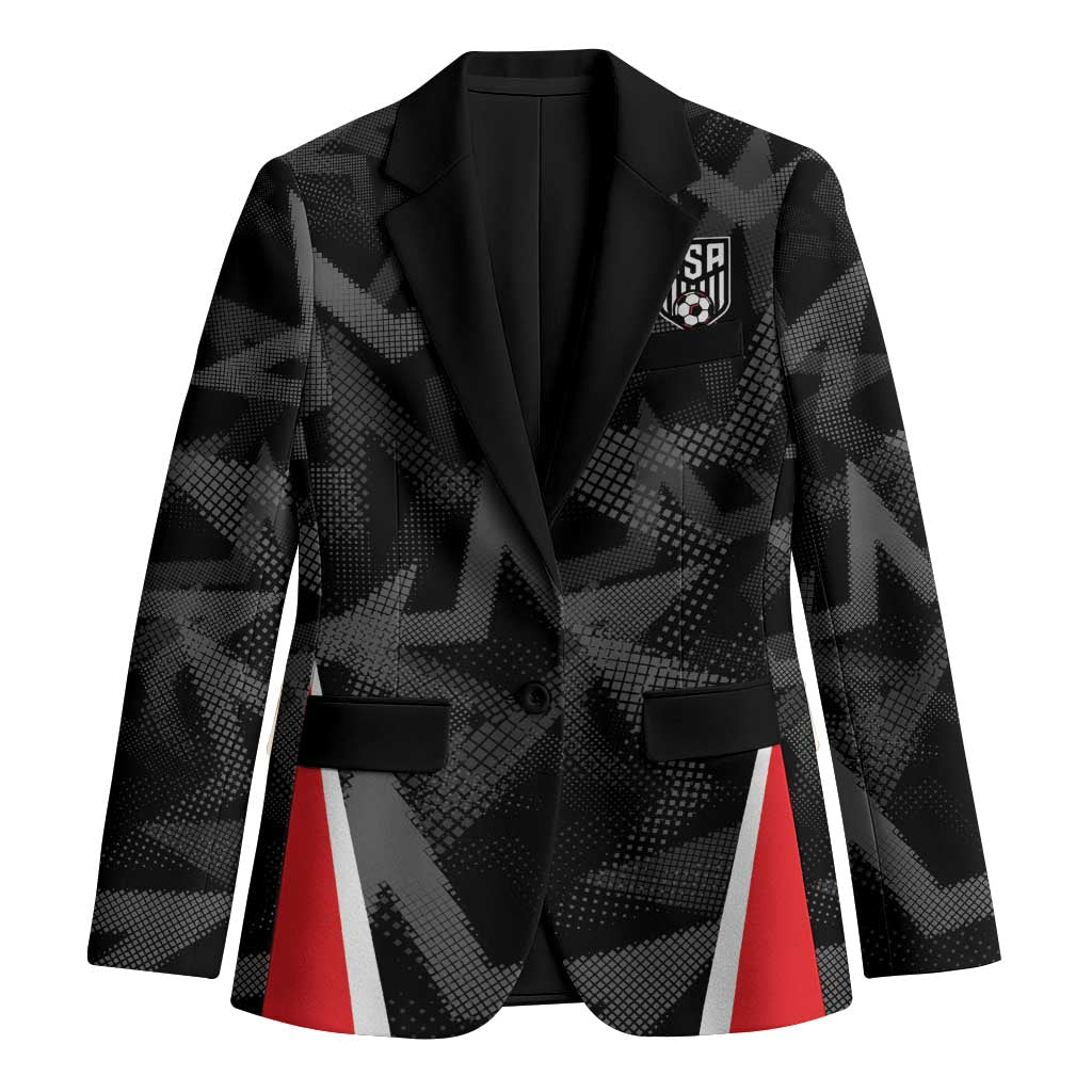 Custom Soccer 2026 USA Blazer Black Stars Version