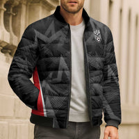 Custom Soccer 2026 USA Bomber Puffer Jacket Black Stars Version