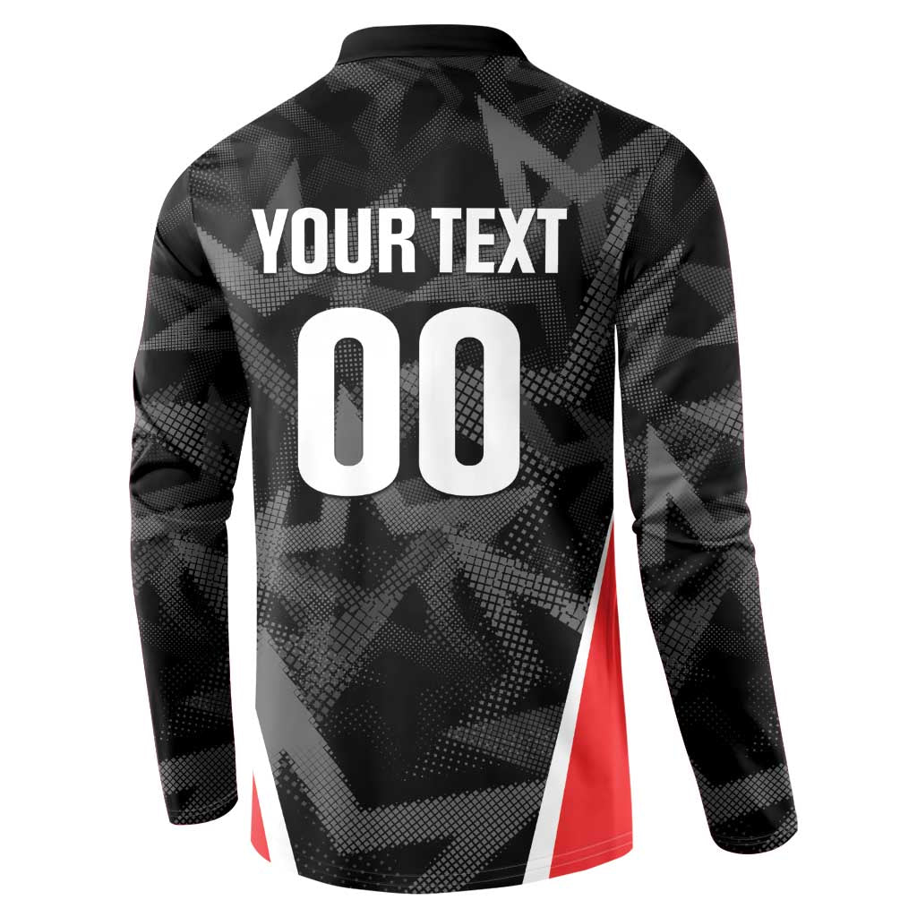 Custom Soccer 2026 USA Button Sweatshirt Black Stars Version