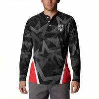 Custom Soccer 2026 USA Button Sweatshirt Black Stars Version