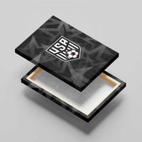 Soccer 2026 USA Canvas Wall Art Black Stars Version