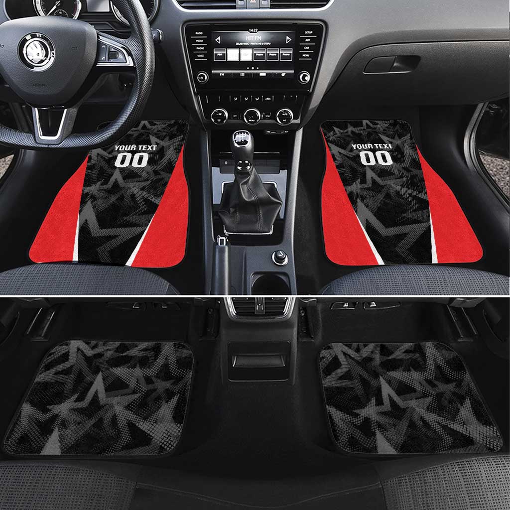 Custom Soccer 2026 USA Car Mats Black Stars Version