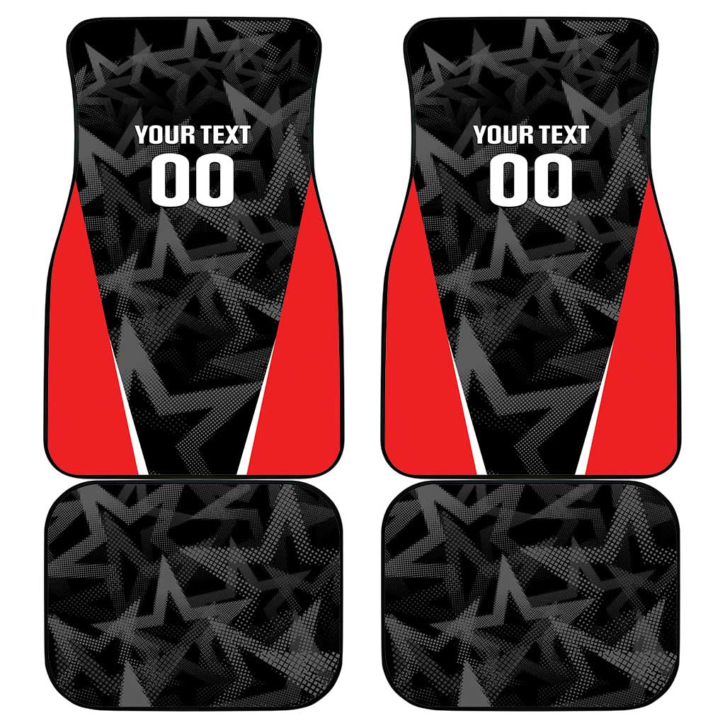 Custom Soccer 2026 USA Car Mats Black Stars Version