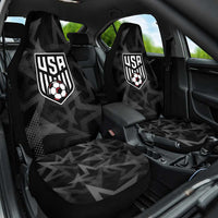 Soccer 2026 USA Car Seat Cover Black Stars Version