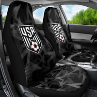 Soccer 2026 USA Car Seat Cover Black Stars Version