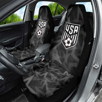 Soccer 2026 USA Car Seat Cover Black Stars Version