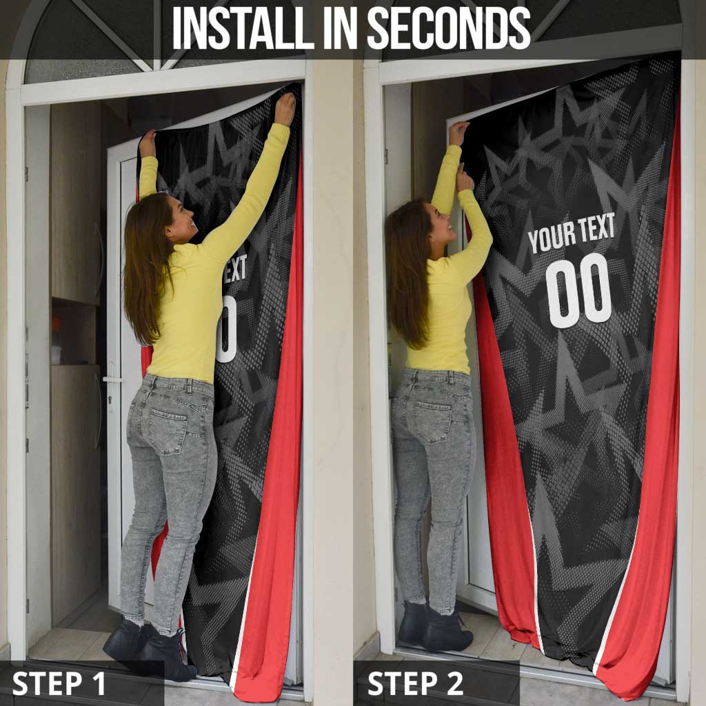 Custom Soccer 2026 USA Door Cover Black Stars Version