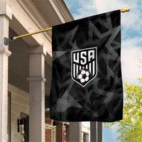 Soccer 2026 USA Garden Flag Black Stars Version