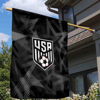 Soccer 2026 USA Garden Flag Black Stars Version