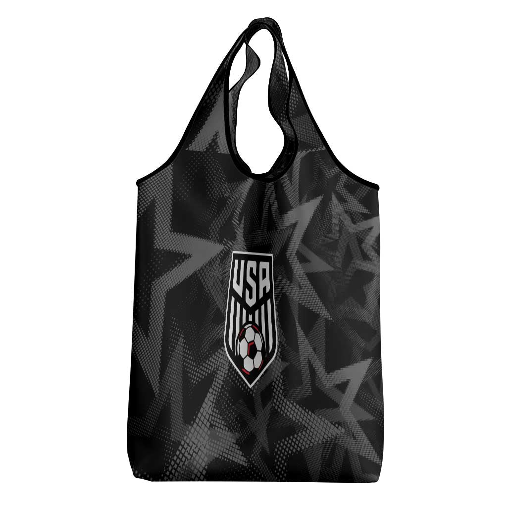 Soccer 2026 USA Grocery Bag Black Stars Version