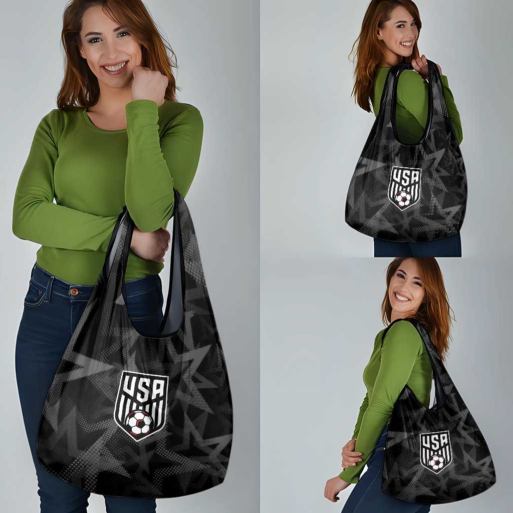 Soccer 2026 USA Grocery Bag Black Stars Version