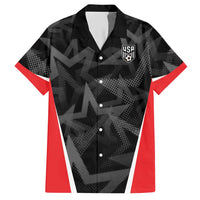 Custom Soccer 2026 USA Hawaiian Shirt Black Stars Version