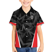 Custom Soccer 2026 USA Kid Hawaiian Shirt Black Stars Version