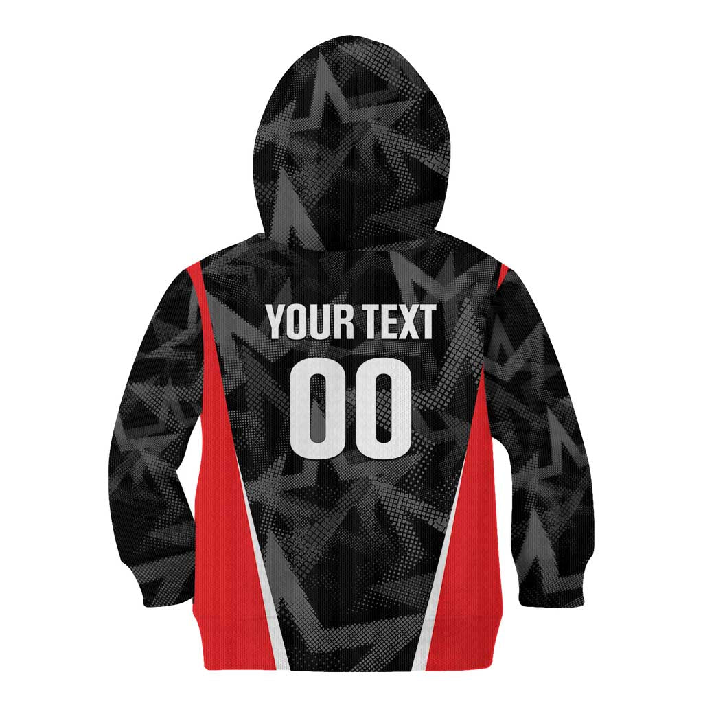 Custom Soccer 2026 USA Kid Hoodie Black Stars Version