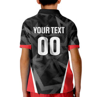 Custom Soccer 2026 USA Kid Polo Shirt Black Stars Version
