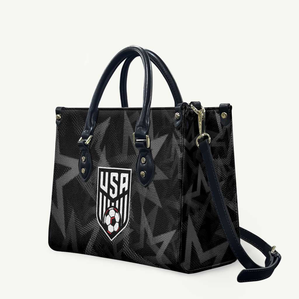 Soccer 2026 USA Leather Bag Black Stars Version