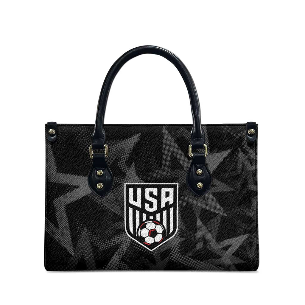 Soccer 2026 USA Leather Bag Black Stars Version