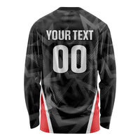 Custom Soccer 2026 USA Long Sleeve Shirt Black Stars Version
