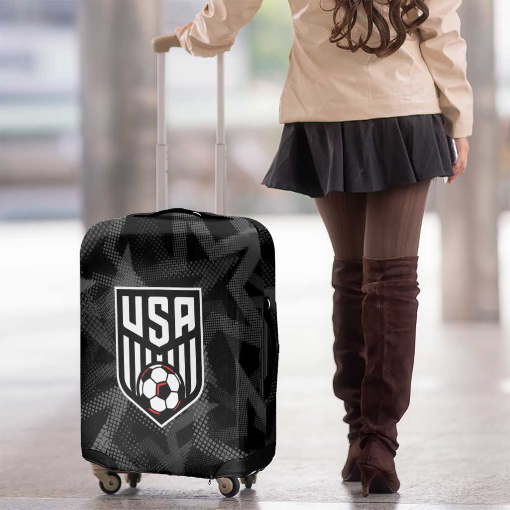 Soccer 2026 USA Luggage Cover Black Stars Version