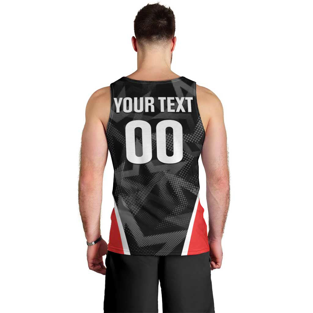 Custom Soccer 2026 USA Men Tank Top Black Stars Version