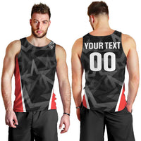 Custom Soccer 2026 USA Men Tank Top Black Stars Version