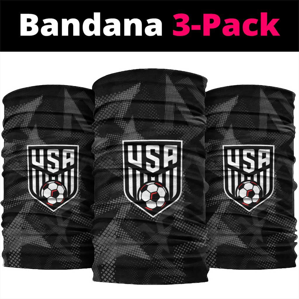 Soccer 2026 USA Neck Gaiter Black Stars Version