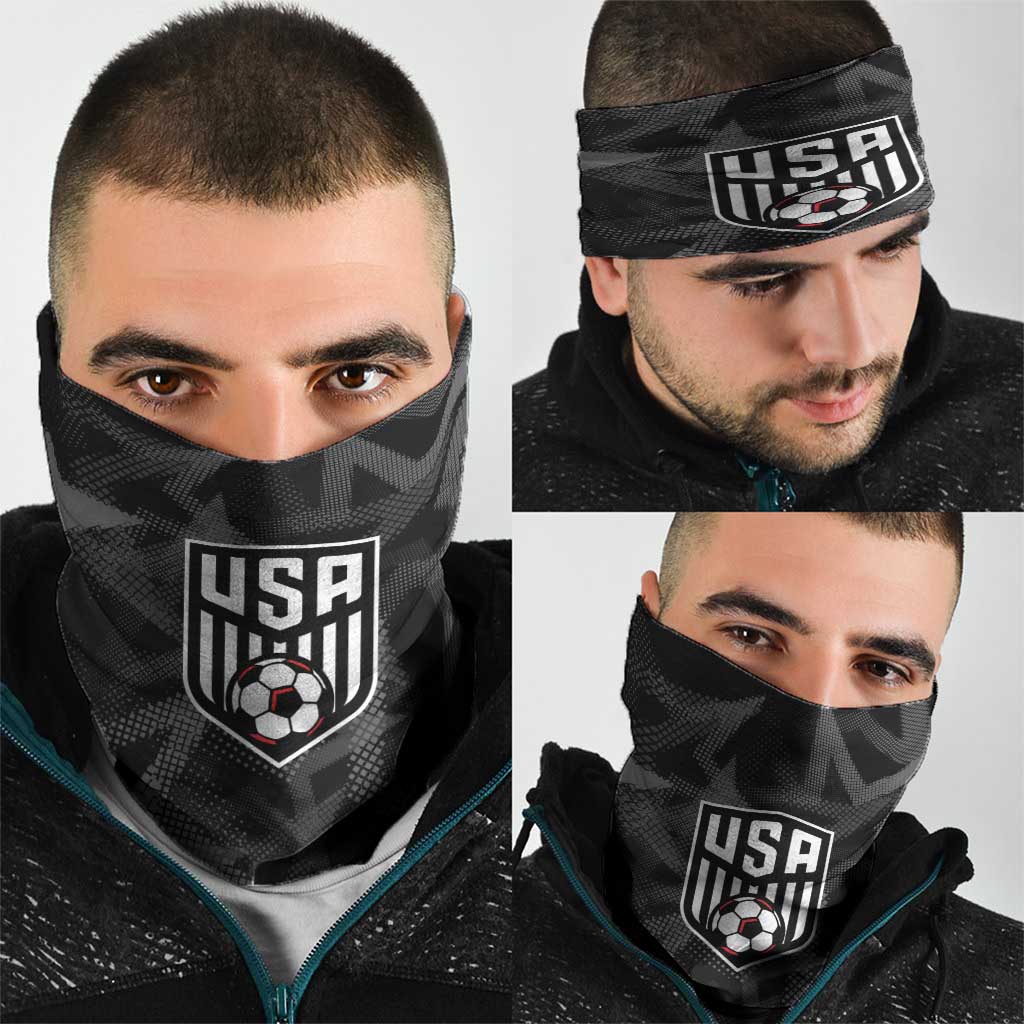 Soccer 2026 USA Neck Gaiter Black Stars Version
