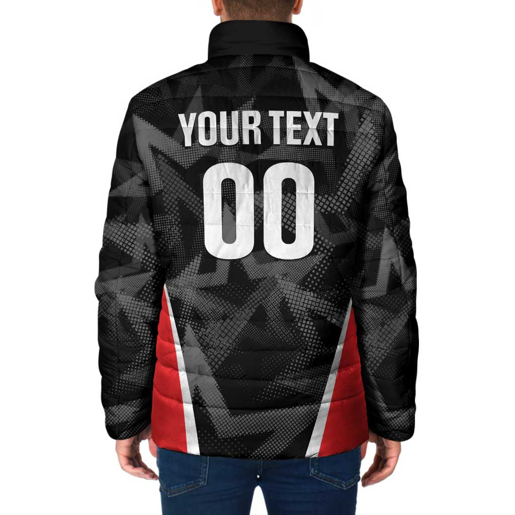 Custom Soccer 2026 USA Padded Jacket Black Stars Version