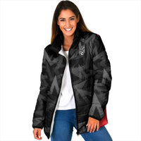 Custom Soccer 2026 USA Padded Jacket Black Stars Version
