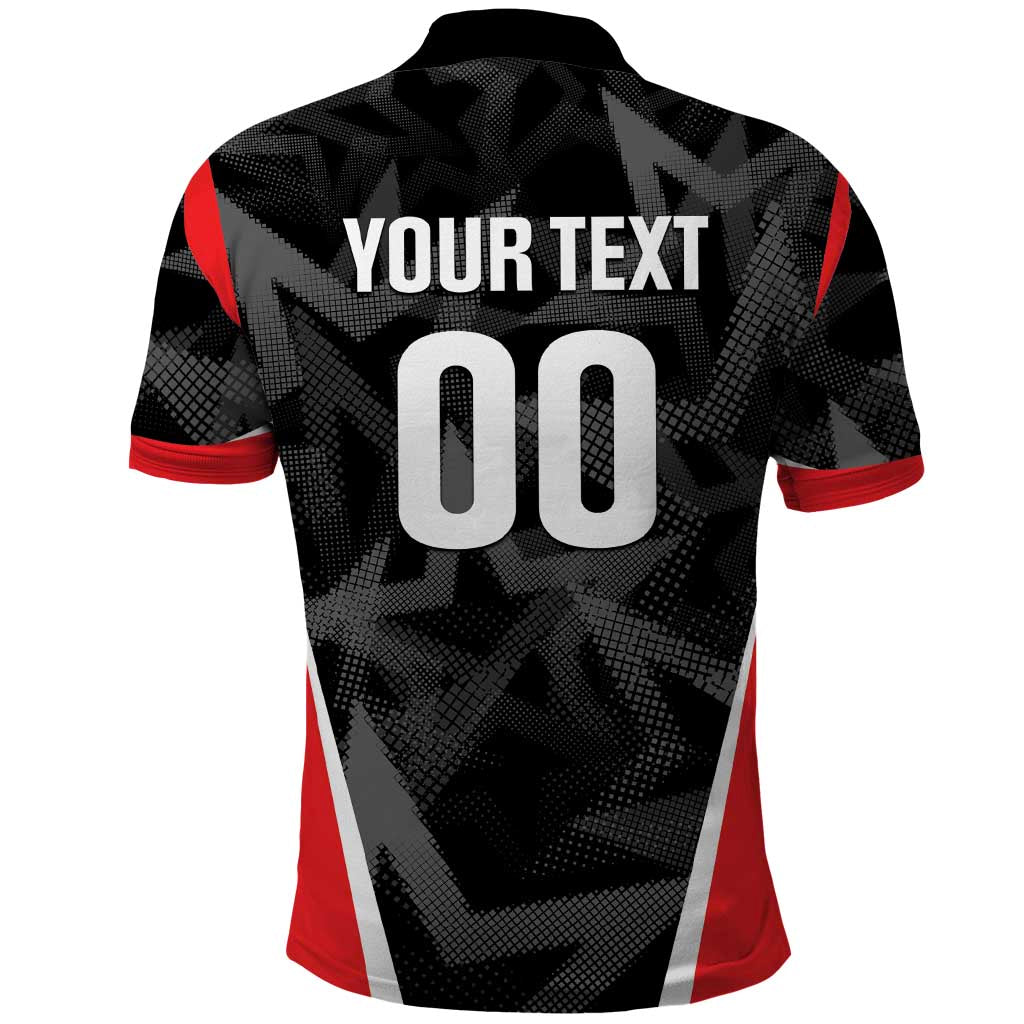 Custom Soccer 2026 USA Polo Shirt Black Stars Version