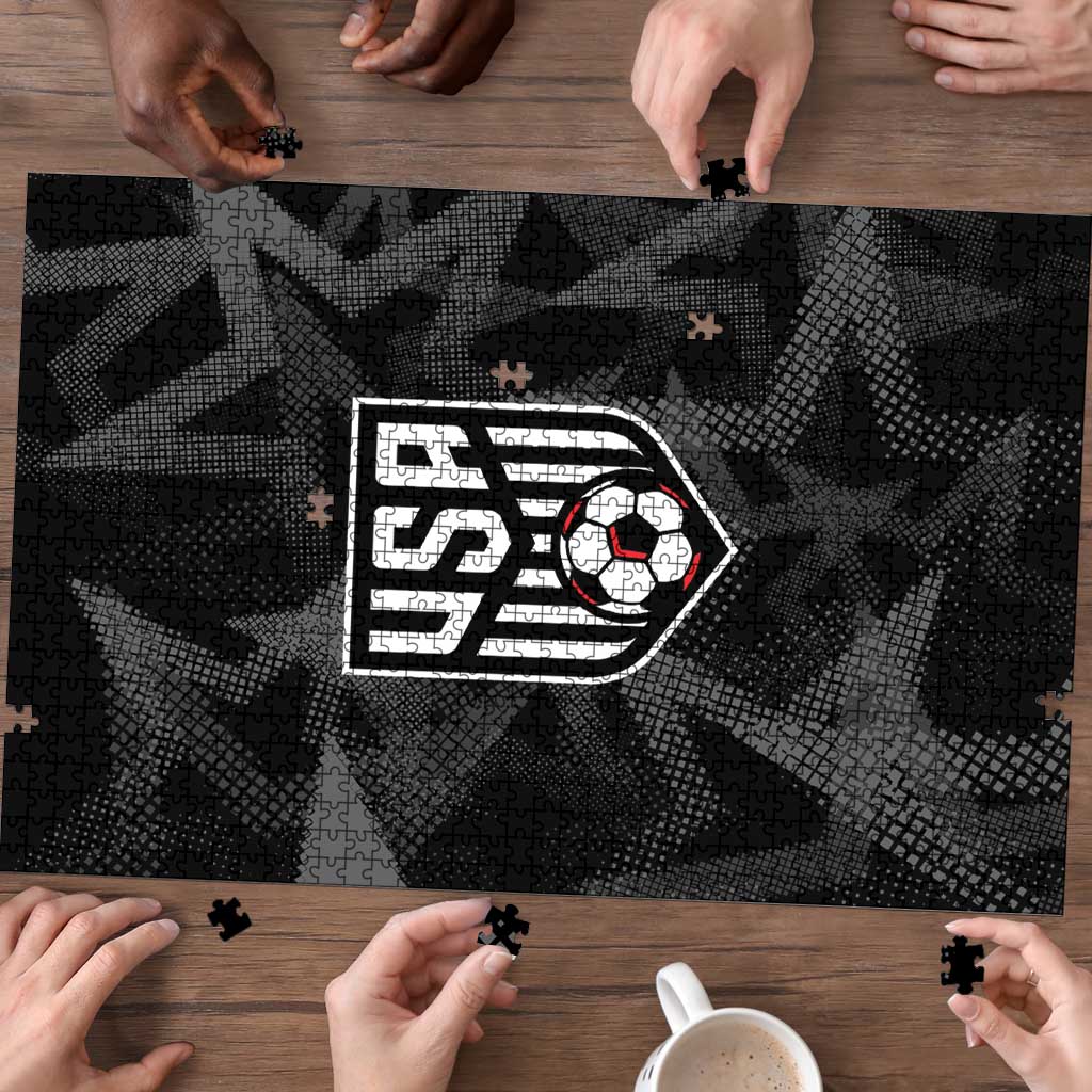 Soccer 2026 USA Puzzle Black Stars Version